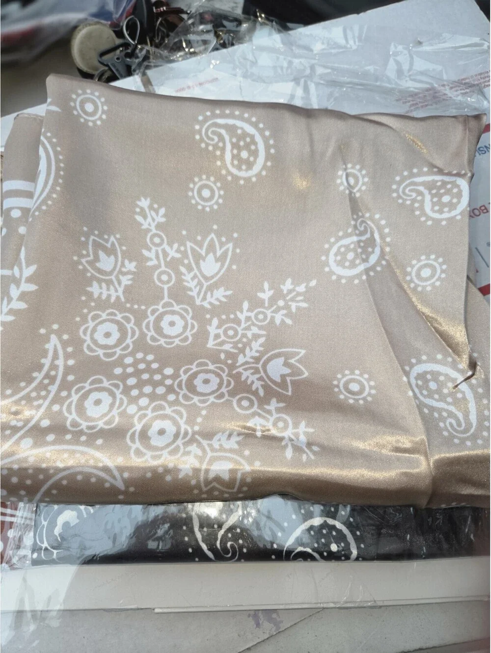 4 handkerchiefs hair wraps